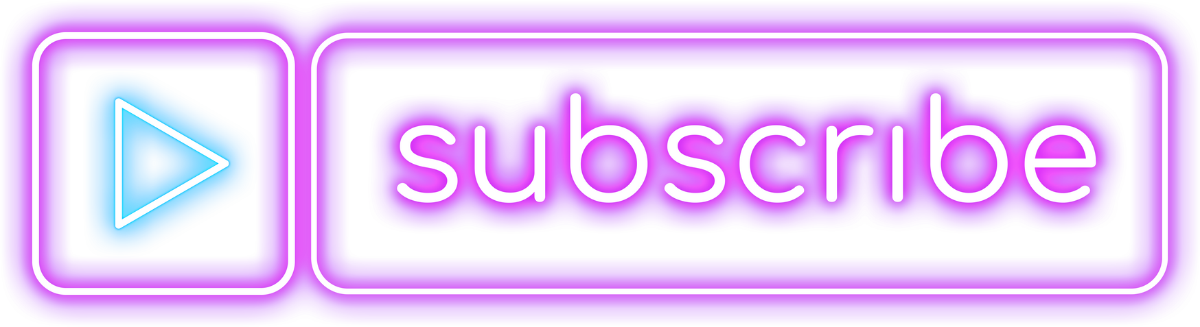 Neon Subscribe Button